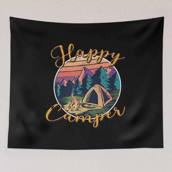 Item preview, HAPPY CAMPER VINTAGE designed and sold by GPTrending.
