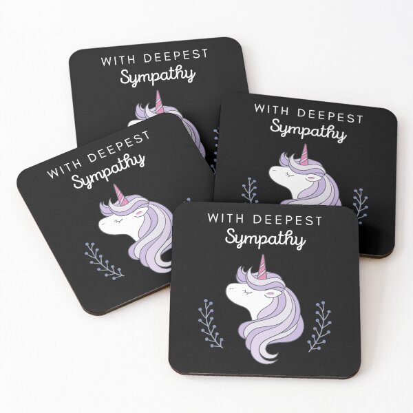Item preview, Loving Memory Of - With Deepest Sympathy Unicorn designed and sold by JandS-In-Memory.