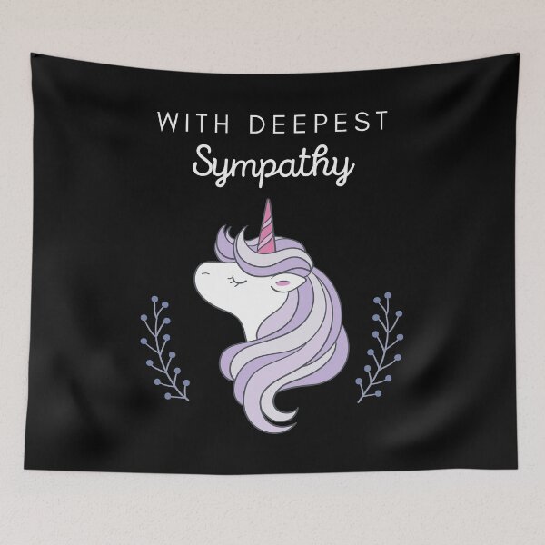 Item preview, Loving Memory Of - With Deepest Sympathy Unicorn designed and sold by JandS-In-Memory.
