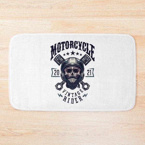 Item preview, Retro Motorcycle Skull designed and sold by Vector Scout Lab.