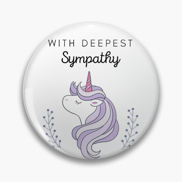 Item preview, In Loving Memory Of - With Deepest Sympathy Unicorn designed and sold by JandS-In-Memory.