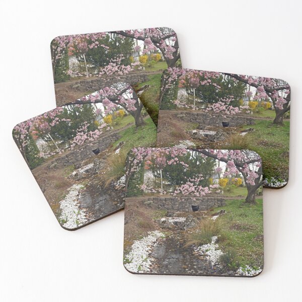 Item preview, Blossoming tree and stream in Setagaya Park in Vienna  designed and sold by goceris.