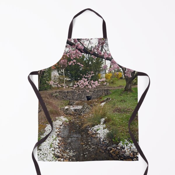 Item preview, Blossoming tree and stream in Setagaya Park in Vienna designed and sold by goceris.