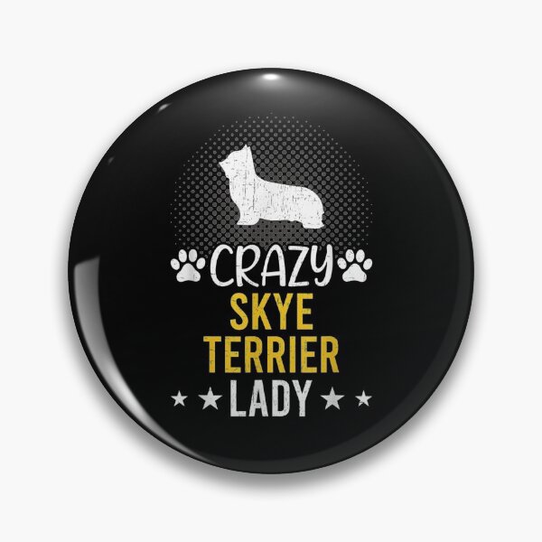 Item preview, Crazy Skye Terrier Lady Dog Lover  designed and sold by sariyahharry.