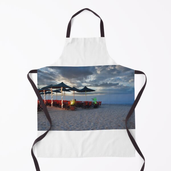 Item preview, corona lockdown empty cafe and sunset on the beach summer season designed and sold by goceris.