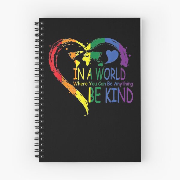 Item preview, In A World Where You Can Be Anything Be Kind Rainbow Heart  designed and sold by sariyahharry.