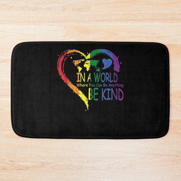 Item preview, In A World Where You Can Be Anything Be Kind Rainbow Heart  designed and sold by sariyahharry.