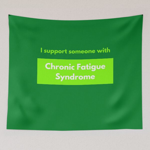 Item preview, I support someone with Chronic Fatigue Syndrome (Green Block) designed and sold by Chantelle  Spies.