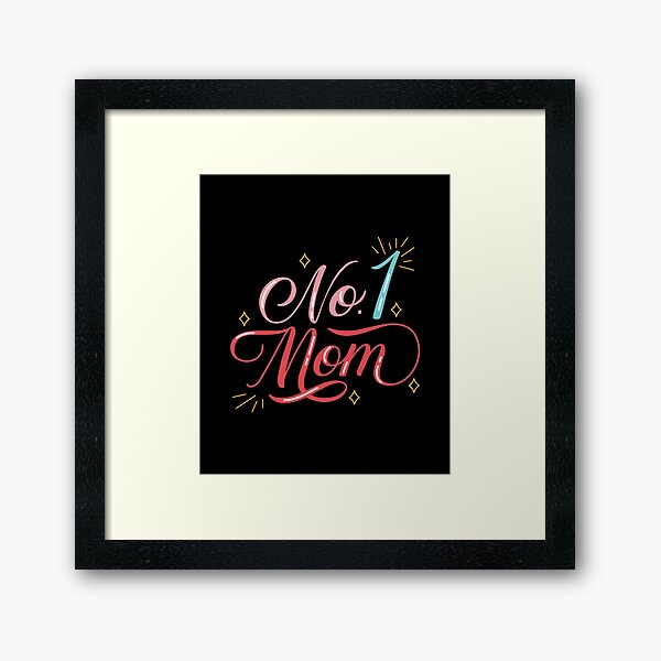 Vista previa del artículo con la obra «Regalo del día de la madre # 1 Diseño de mamá», diseñado y vendido por Archer25.