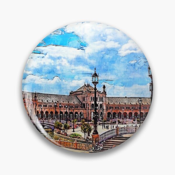 Item preview, Plaza de España (Sevilla, Andalucía, España) designed and sold by Newlander90.