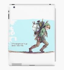 It's dangerous to go alone! Take this. iPad Case/Skin