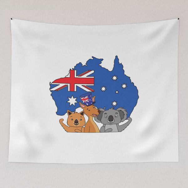 Item preview, Wombat Kangaroo Koala Australian Animal designed and sold by Mariano Topno.