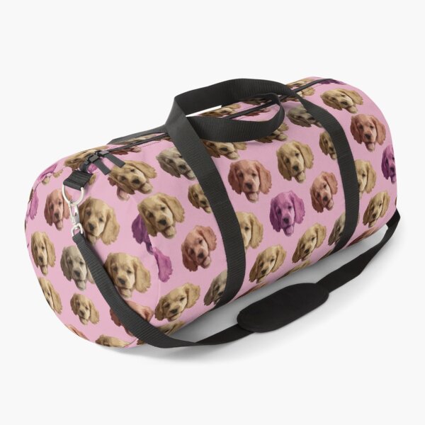 Item preview, Spaniel Pink Pattern - Pop art designed and sold by MicDoesThings.