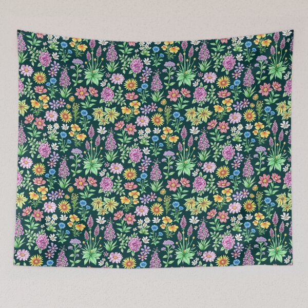 Item preview, Secret Garden - Turquoise designed and sold by Luova Flow.