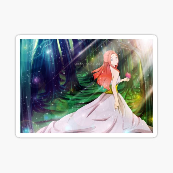 Fantasy Forest Girl Sticker
