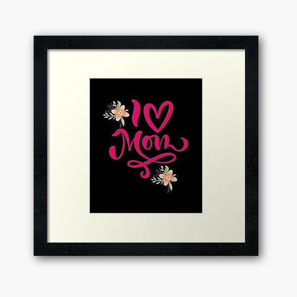 Vista previa del artículo con la obra «Flores de regalo para el día de la madre Me encanta MOM Design», diseñado y vendido por Archer25.