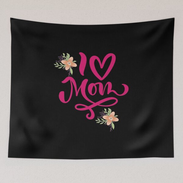 Item preview, Mother's Day Gift Flowers I love MOM Design designed and sold by Archer25.