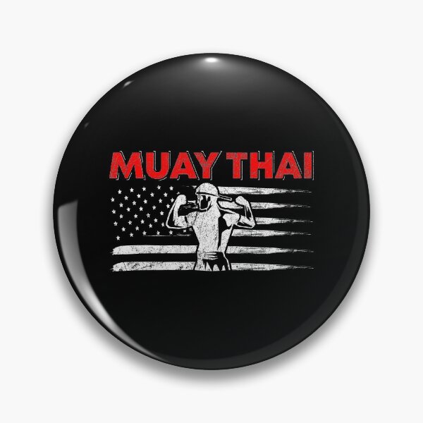 Item preview, Muay Thai Boxing American Flag Ninja Combat Fight Warrior Fight Fist Brazilian Wrestling Karate Martial Arts designed and sold by shirti.