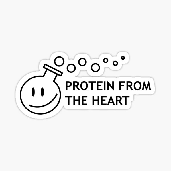 FLASKY - PROTEIN FROM THE HEART Sticker