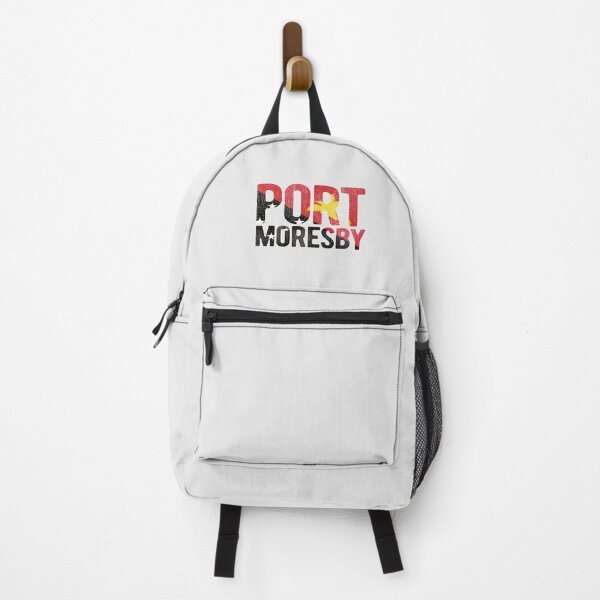 Item preview, Port Moresby with Papua New Guinea Flag designed and sold by PNG-pikinini.
