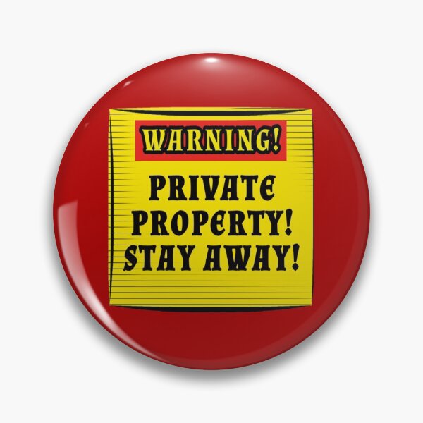 Item preview, Private Property sign designed and sold by kalidoseye.
