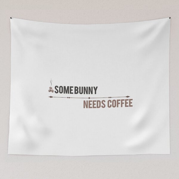 Item preview, Some Bunny Needs Coffee designed and sold by Ani1111.