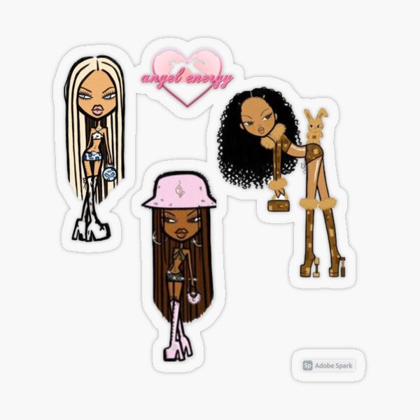 Bratz stickers, vintage stickers, laser stickers 16 - Depop