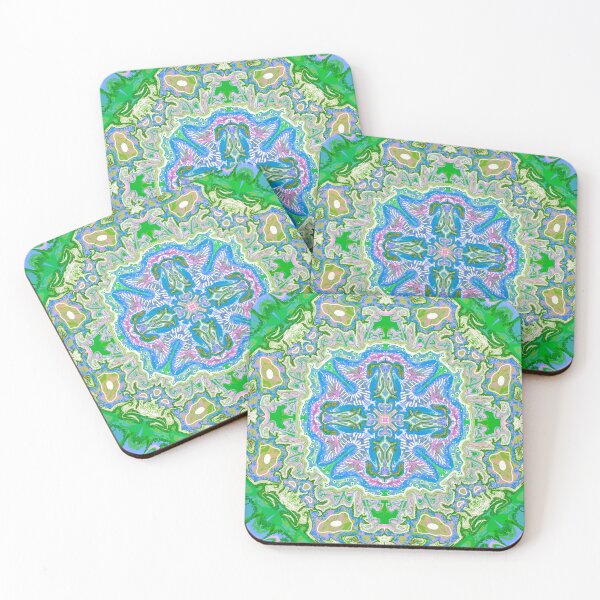 Item preview, A symmetrical abstract inspired by histology  designed and sold by Osher-BioArt.