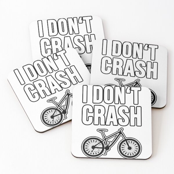 Item preview, I don't crash! Mountain bike! designed and sold by TopsellerShirts.