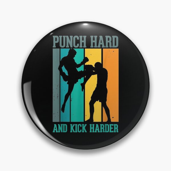 Item preview, Punch Hard And Kick Harder For A Kickboxer Kickboxing Boxer Gift  designed and sold by rubysheila.