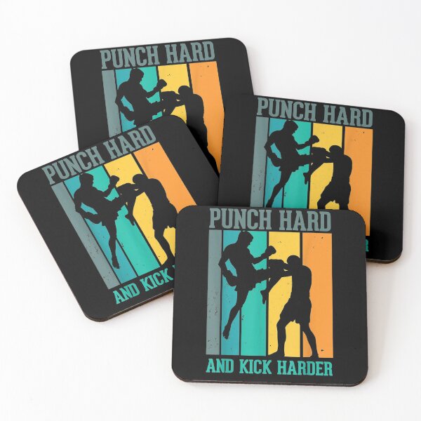 Item preview, Punch Hard And Kick Harder For A Kickboxer Kickboxing Boxer Gift  designed and sold by rubysheila.