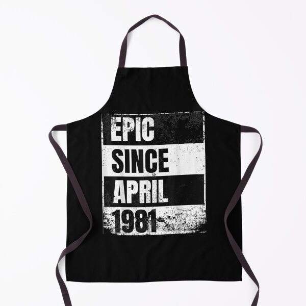 Item preview, Epic Since April 1981 40th Birthday Distressed Gift designed and sold by rubysheila.