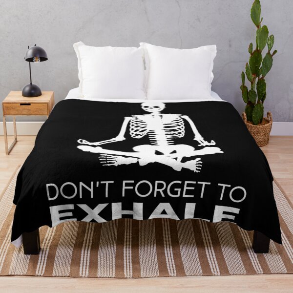 Item preview, Don't Forget To Exhale Yoga Motivation designed and sold by magna-aranea.