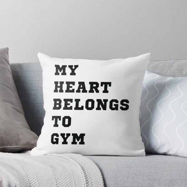 Item preview, My heart belongs to gym designed and sold by Zagach Letters.