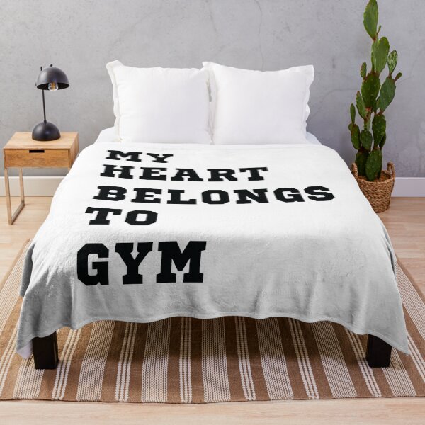 Item preview, My heart belongs to gym designed and sold by Zagach Letters.