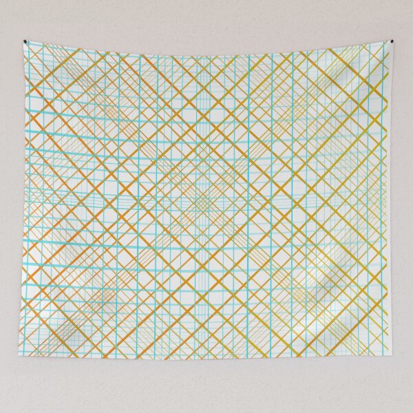 Item preview, Home-decor Tartan 1 , tartan, diagonal, minimal, fashion, lines, young, modern, stylish, minimal, line, minimalist, line-art, designed and sold by PrintedDreams.