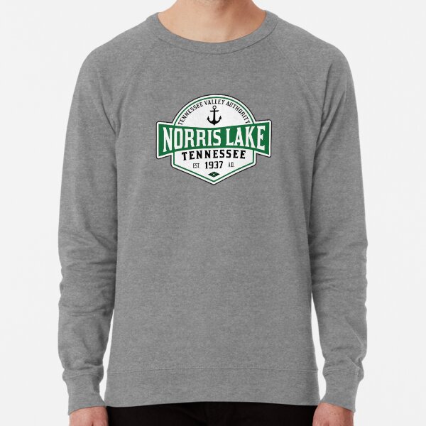 NORRIS LAKE TENNESSEE ANCHOR TN NAUTICAL BOAT BOATING TVA Lightweight Sweatshirt
