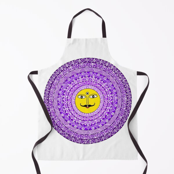 Item preview, FolkArt Sun Motif With Traditional Patterns designed and sold by ArtforSoul21.