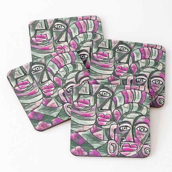 Item preview, Tribal Family in Purple designed and sold by MijizaCreations.