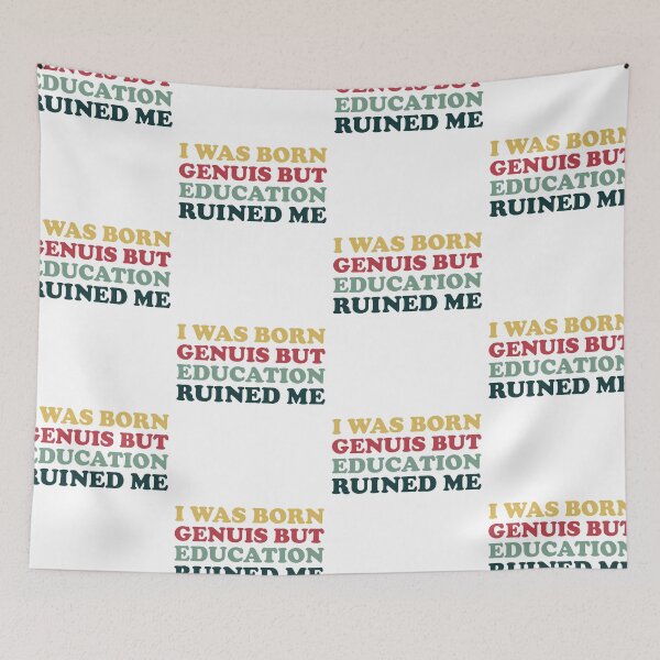 Item preview, Education Ruined Me Vintage Retro Style designed and sold by Scratches Tees.