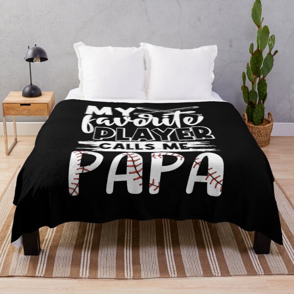 Aperçu de l'œuvre Mon joueur préféré m'appelle Papa Fun Baseball Softball Lover Gift créée et vendue par rubysheila.
