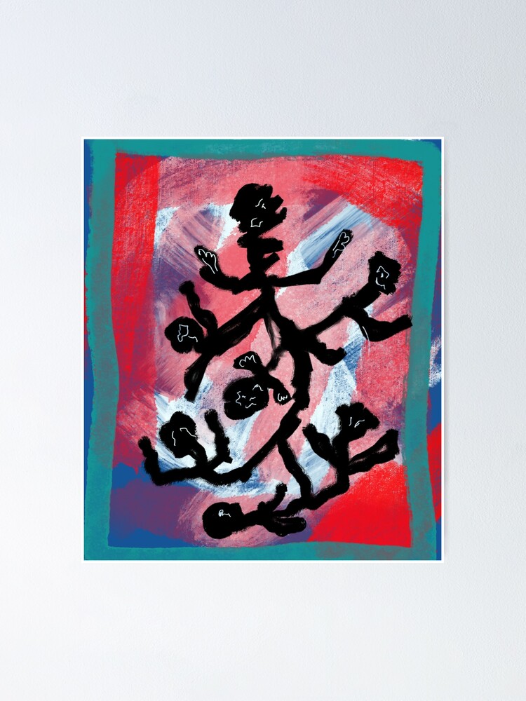 Imagen 1 de 3, Póster con la obra Que cae, diseñada y vendida por Bertan-.