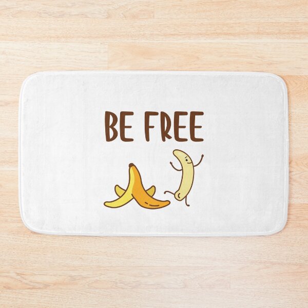Item preview, Be Free Funny Naked Cute Banana Fruit designed and sold by Scratches Tees.