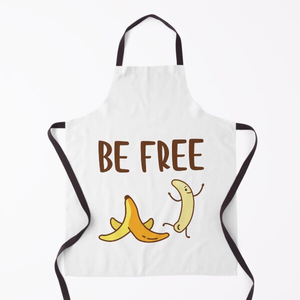 Item preview, Be Free Funny Naked Cute Banana Fruit designed and sold by Scratches Tees.