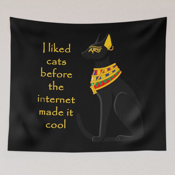 Item preview, I liked cats before the internet made it cool designed and sold by ValentinaHramov.