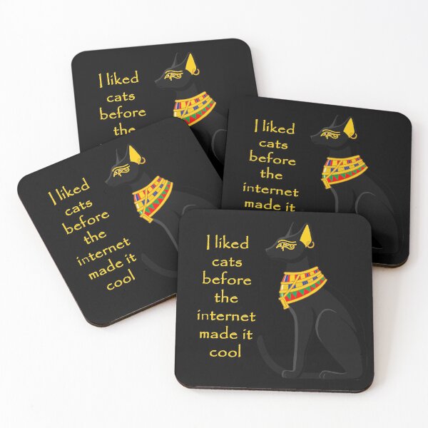 Item preview, I liked cats before the internet made it cool designed and sold by ValentinaHramov.