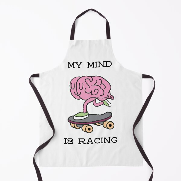 Item preview, MY MIND IS RACING designed and sold by DomGDesign.