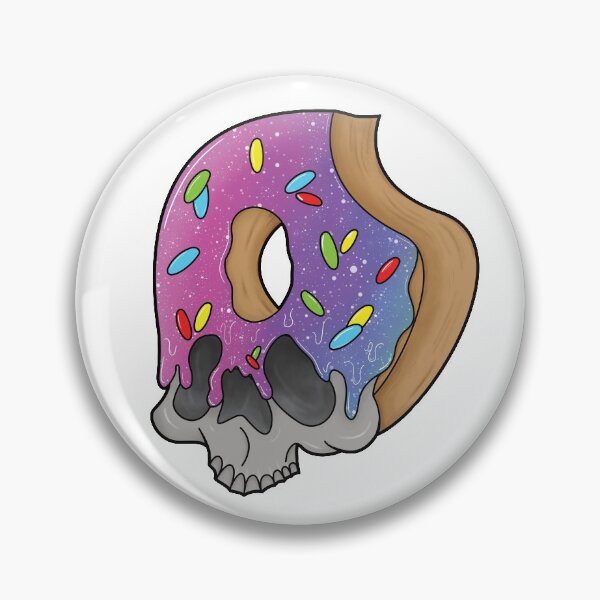 Item preview, Galactic Donut Skull Fusion: Sweet Surreal Delight designed and sold by ShutterStudios.
