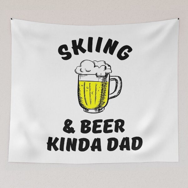 Item preview, Skiing & beer kinda dad designed and sold by TheGreenGoat.