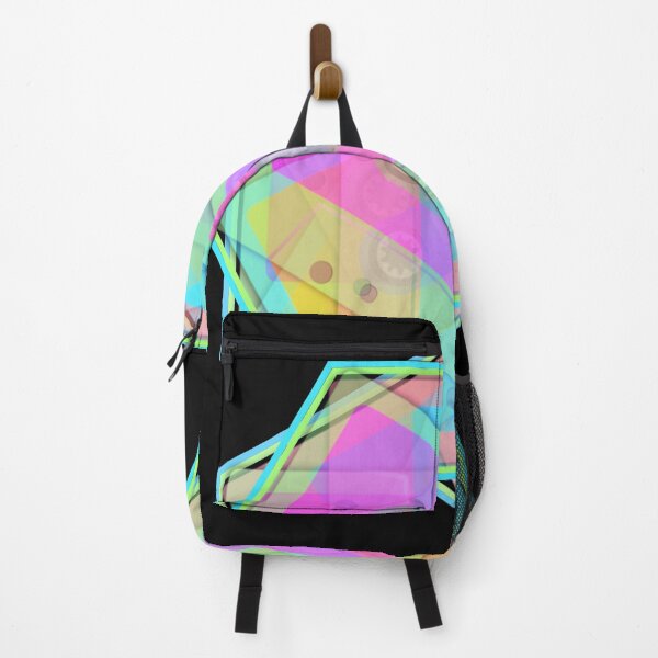 Artikelvorschau, Retro Glitch Kassettenband Sechseck entworfen und verkauft von DesignsofNote.